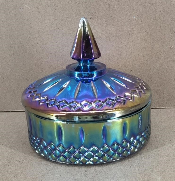 Carnival Glass Candy Dish