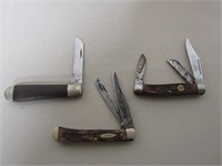 3 Knives Case, KaBar, Camillus