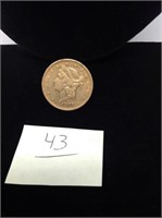 1879-S GOLD LIBERTY COIN