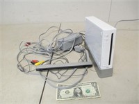 Nintendo Wii Video Game Console w/ Cords &