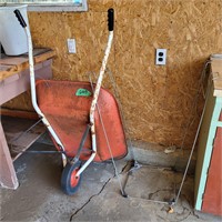 G403 Wheel barrow and garbage bag holder