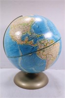 RAND MCNALLY GLOBE WITH STAND