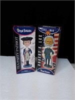 Fun pair of bobble heads approx 10 inches tall