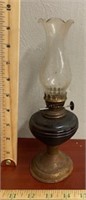 8" Glass Oil Lamp