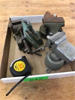 (2) BENCH VISE; (2) DRILL PRESS VISE