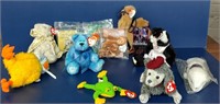 Lot of Beanie Babies and McDonald's Collectibles.