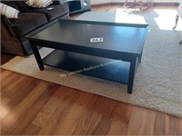 Black Coffee Table 41" L by 42" W by 18" T