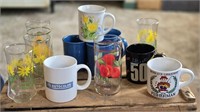Lot of Assorted Cups & Glasses