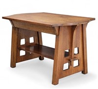 LIMBERT ARTS AND CRAFTS LIBRARY TABLE