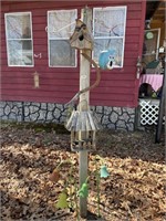 Bird House, Bird Feeder, and Yard Art