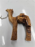 Carved Wood Camel