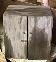 Small wood cabinet 17 x 15 x 18
