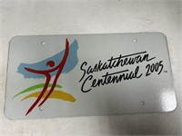 2005 Saskatchewan Centennial License Plate