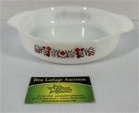 AH Fire King Primrose 8” Round casserole