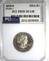 1979-S T1 Susan B Anthony PCI PR70 DCAM