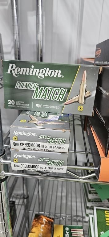 Remington premier match
6mm creed moor 112