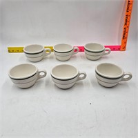 Buffalo China Coffee Cups (6)