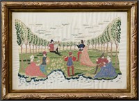 Embroidered Scene