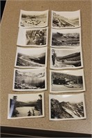 Lot of 10 Black and White miniature Photographs