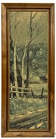 Vintage Framed Landscape Print Framed