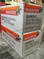 2 boxes of “WINCHESTER “ super-x 22 long rifle