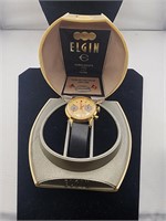 Elgin Chronograph Watch w/ box Runs
