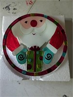 Super cute Santa Claus cookie plate
