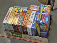 Lot of family board games, see notes