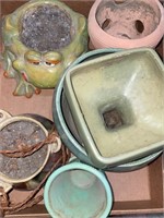 Misc. planters and houseplant pots