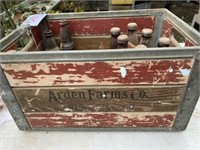 ARDEN FARMS COMPANY WOOD CRATE