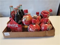 Assortment of Full Coca Cola Bottles
