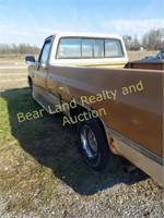 1984 CHEVY C 10 TRUCK GOLD, APPROX 103059M