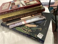 Reference books on antiques, architecture, castles