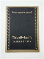 GENERAL GOVERNMENT WORK CARD - 1942