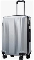 Coolife 20” Hardshell Luggage in Silver