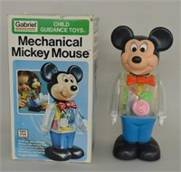 Vintage Mechanical Wind-Up Mickey Mouse