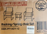 - 11 OUTDOOR ROCKING/SPRING CHAIR SE