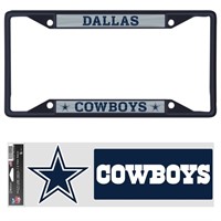 R1036  WinCraft Dallas Cowboys License Plate Frame