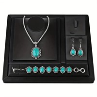 3pcs Women's Turquoise style jewelry Set