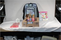 Back Pack, Book, Dolls