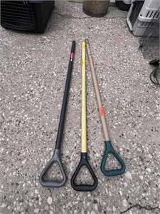 (3) Shovel/Yard Tool Handles
