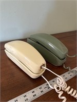 (2) vintage telephones