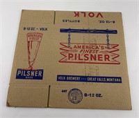 Unused Volk Pilsner Beer Box Great Falls Montana