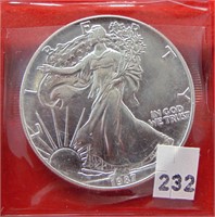 1987 Silver Eagle, BU .999