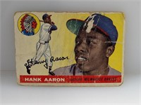 1955 Topps #47 Hank Aaron HOF Poor Paper Loss