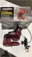 Chicago electric chainsaw sharpener, runs