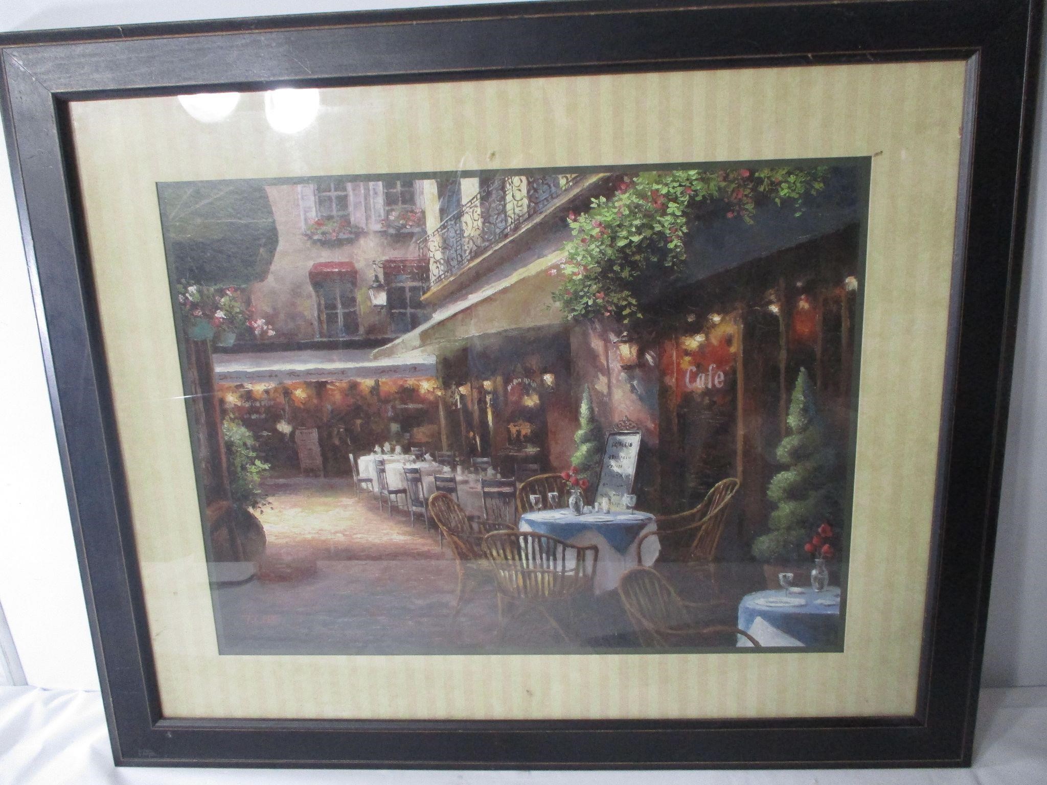 Large Picture Courtyard Ambiance  29"x34"