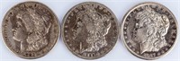Coin 3 Morgan Silver Dollars 83-S, 84-S & 87-S