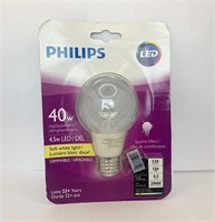 40w/ 4.5w LED Phillip soft white light sparkling