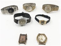Lot of Mostly Vintage Men's Watches.